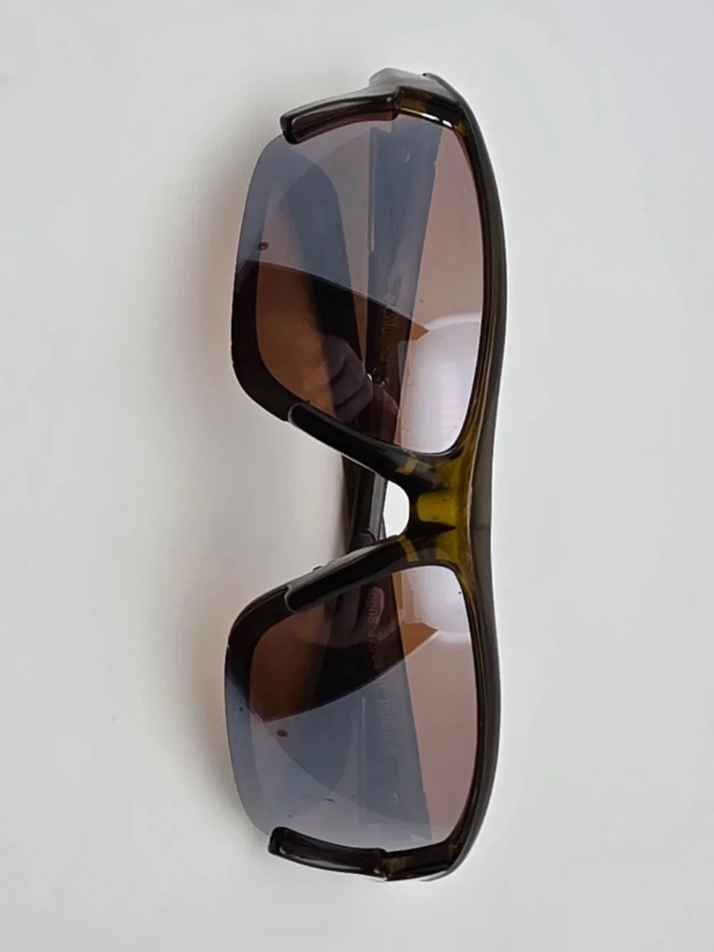 Columbia 32504 Crystal Olive Green Frame HC Polarized Silver Mirror Sunglasses